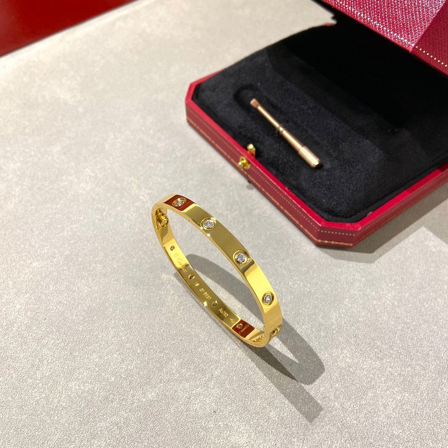 [Renovia Jewelry]LOVE BRACELET 6.1MM 10 DIAMONDS