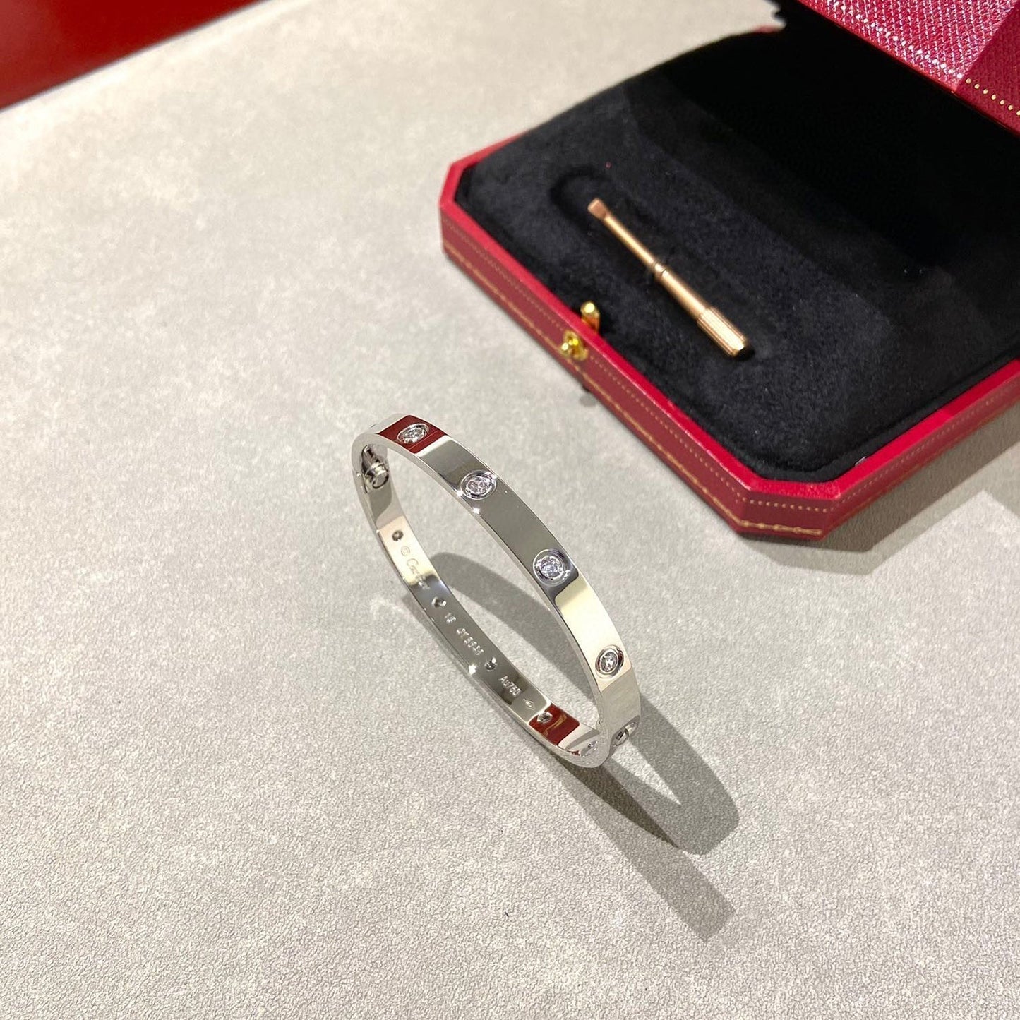 [Renovia Jewelry]LOVE BRACELET 6.1MM 10 DIAMONDS