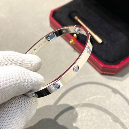 [Renovia Jewelry]LOVE BRACELET 6.1MM 10 DIAMONDS