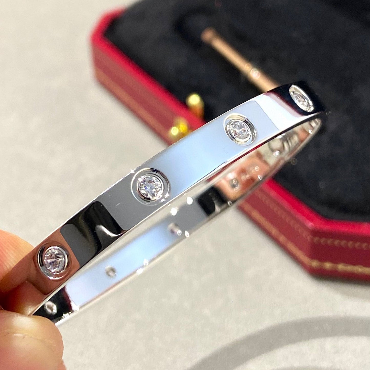 [Renovia Jewelry]LOVE BRACELET 6.1MM 10 DIAMONDS