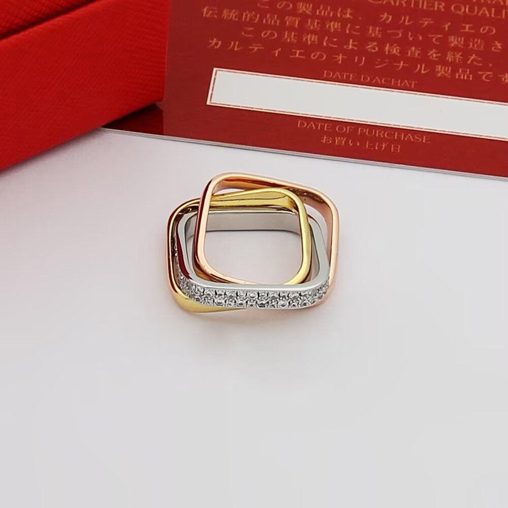 [Renovia Jewelry]TRINITY 3.5MM CUSHION RING COLLECTION