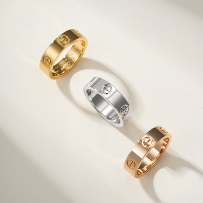 [Renovia Jewelry]LOVE RING 5.5MM NO DIAMOND