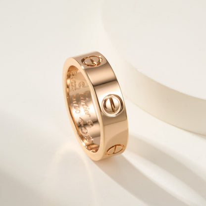[Renovia Jewelry]LOVE RING 5.5MM NO DIAMOND