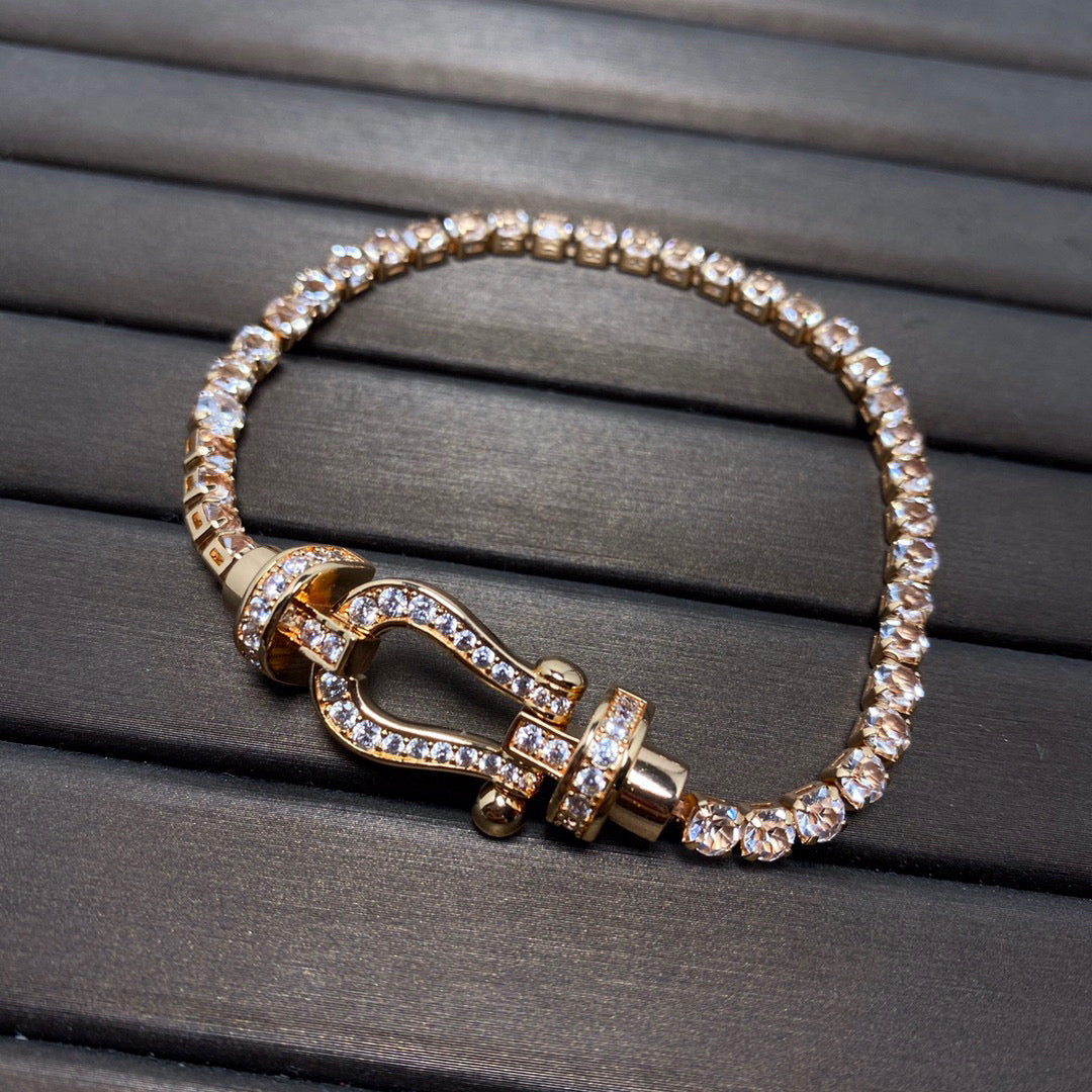 [Renovia Jewelry]FORCE  HORSESHOE  DIAMOND TENNIS BRACELET