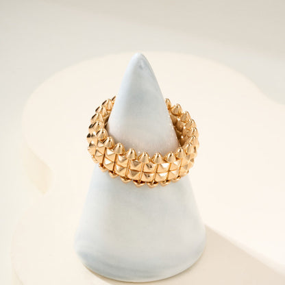 [Renovia Jewelry]CLASH 9.2MM DOUBLE ROW RING