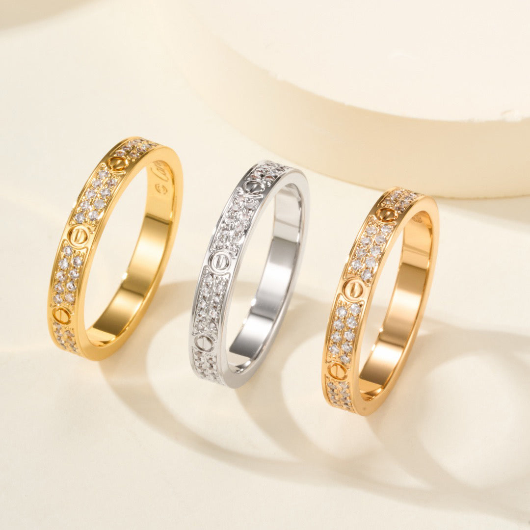 [Renovia Jewelry]LOVE RING 2.65MM DIAMOND