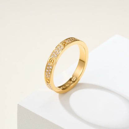 [Renovia Jewelry]LOVE RING 2.65MM DIAMOND