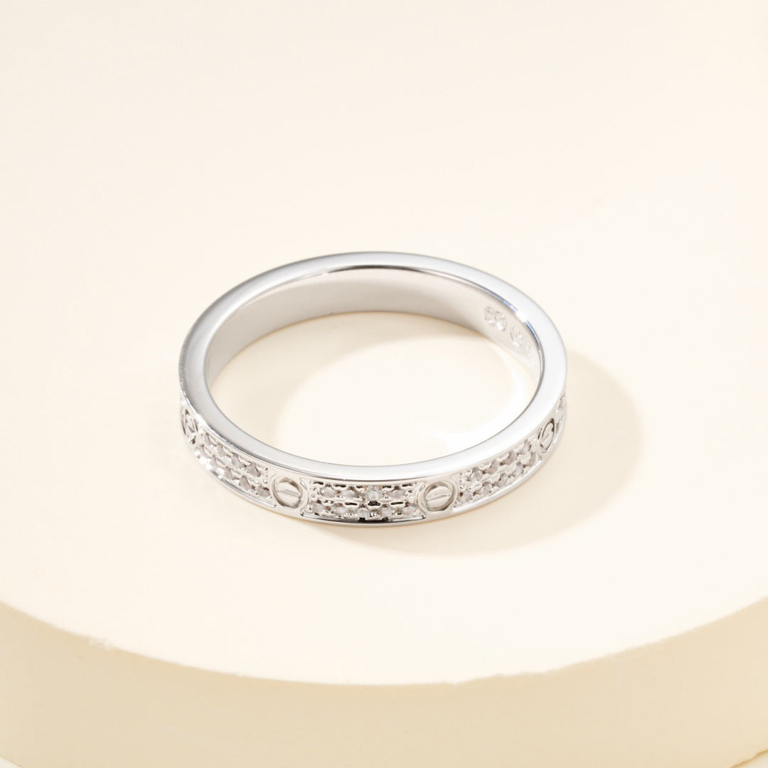 [Renovia Jewelry]LOVE RING 2.65MM DIAMOND
