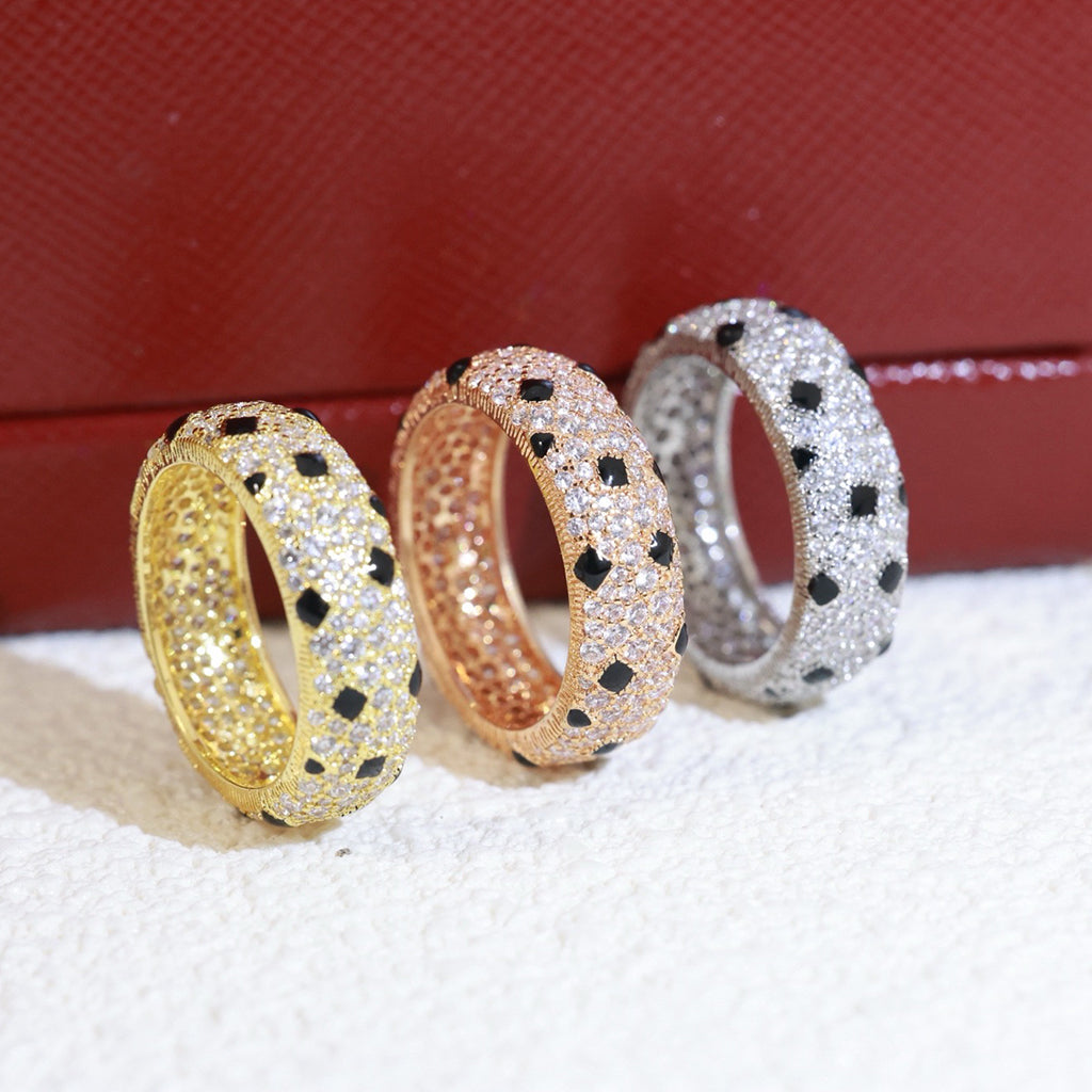 [Renovia Jewelry]PANTHERE SPOTTED FULL DIAMOND RING