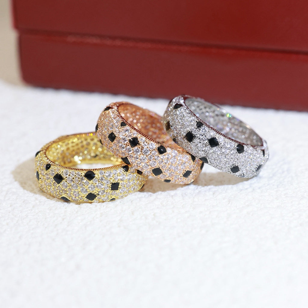 [Renovia Jewelry]PANTHERE SPOTTED FULL DIAMOND RING