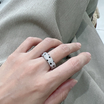[Renovia Jewelry]PANTHERE SPOTTED FULL DIAMOND RING