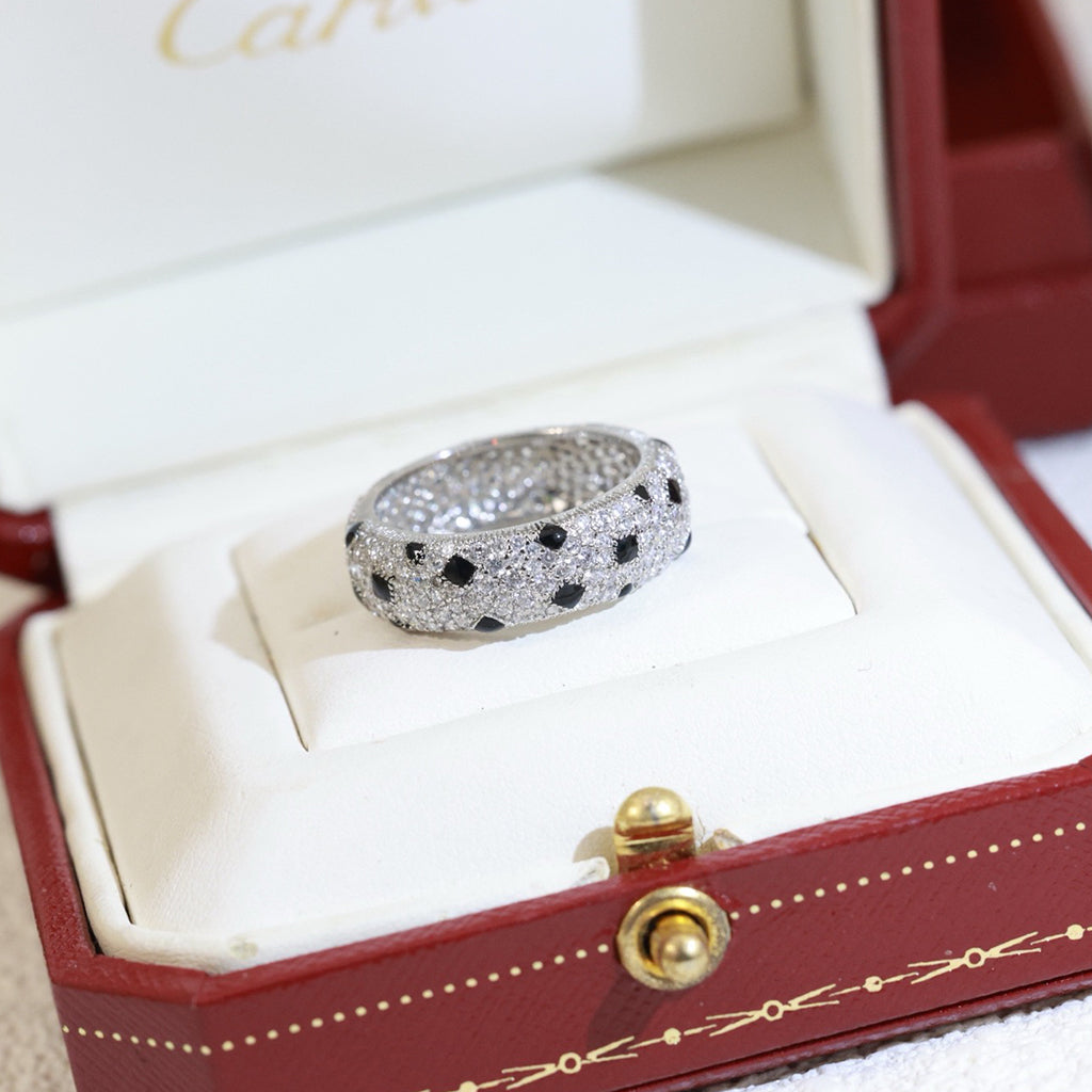 [Renovia Jewelry]PANTHERE SPOTTED FULL DIAMOND RING