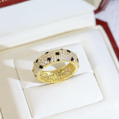 [Renovia Jewelry]PANTHERE SPOTTED FULL DIAMOND RING