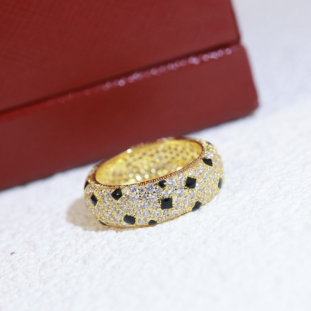[Renovia Jewelry]PANTHERE SPOTTED FULL DIAMOND RING