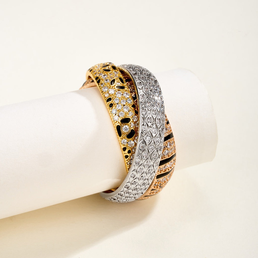 [Renovia Jewelry]TRINITY  RING LEOPARD PRINT