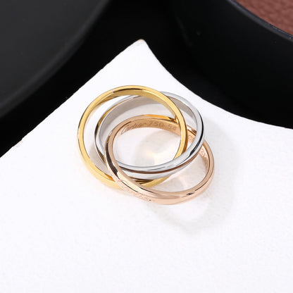 [Renovia Jewelry]TRINITY 3.2MM RING COLLECTION