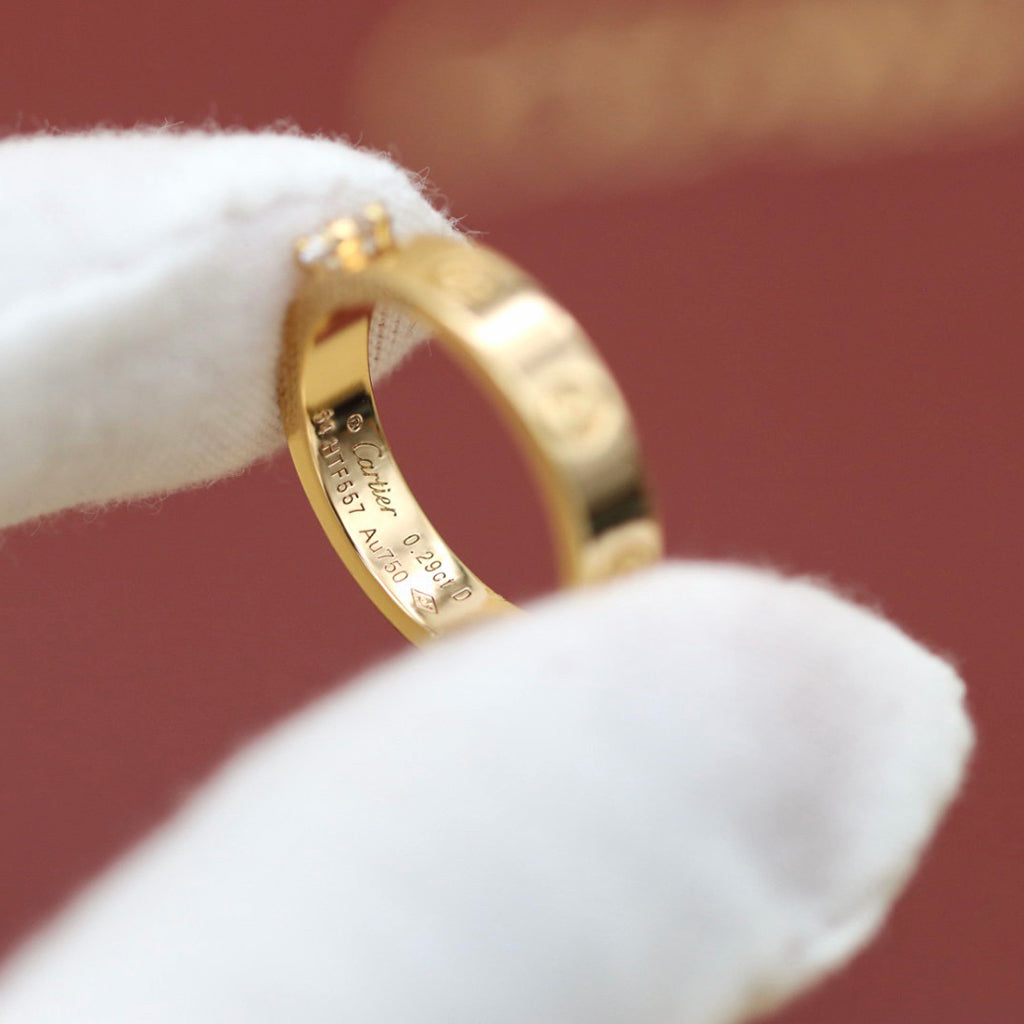 [Renovia Jewelry]LOVE RING 3.6MM 1 BIG DIAMOND