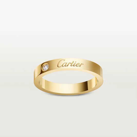 [Renovia Jewelry]LOVE RING 4MM 1 DIAMOND