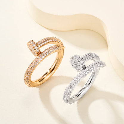[Renovia Jewelry]JUSTE RING 2.6MM FULL DIAMOND