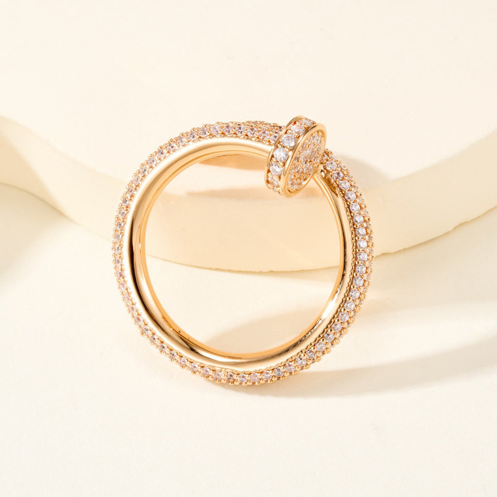 [Renovia Jewelry]JUSTE RING 2.6MM FULL DIAMOND