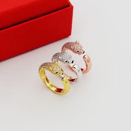 [Renovia Jewelry]PANTHERE HALF DIAMOND SMALL RING