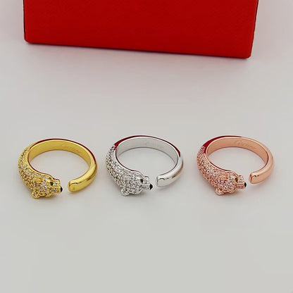 [Renovia Jewelry]PANTHERE HALF DIAMOND SMALL RING