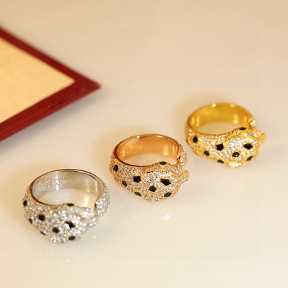 [Renovia Jewelry]PANTHERE SPOTTED FULL DIAMOND MEDIUM RING