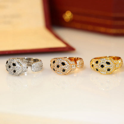 [Renovia Jewelry]PANTHERE SPOTTED FULL DIAMOND MEDIUM RING