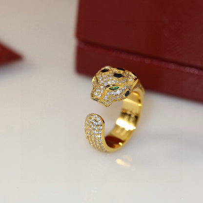 [Renovia Jewelry]PANTHERE SPOTTED FULL DIAMOND MEDIUM RING