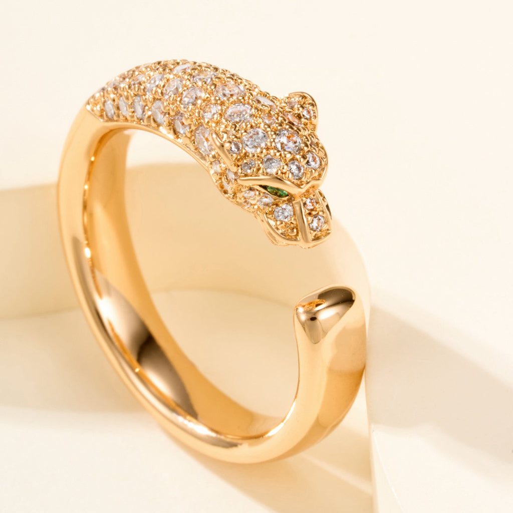 [Renovia Jewelry]PANTHERE HALF DIAMOND SMALL RING