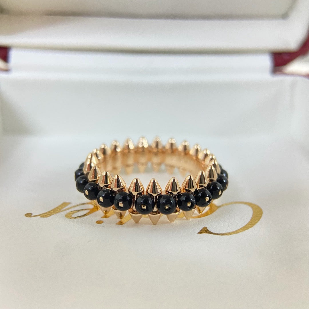 [Renovia Jewelry]CLASH 7.9MM AGATE CHALCEDONY RING
