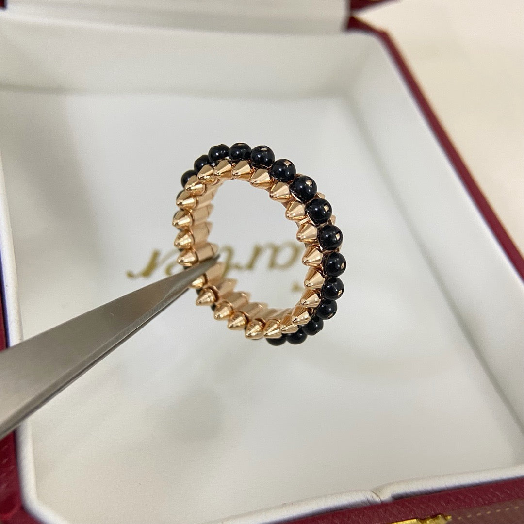 [Renovia Jewelry]CLASH 7.9MM AGATE CHALCEDONY RING