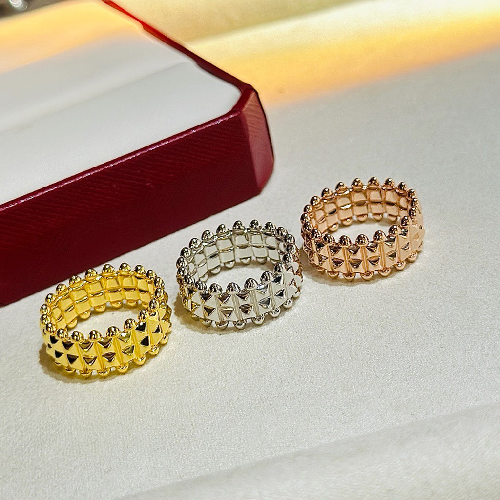 [Renovia Jewelry]CLASH 9.2MM DOUBLE ROW RING