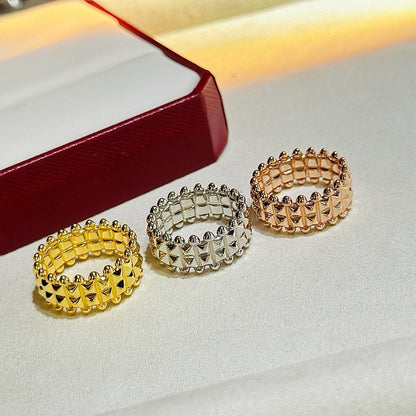 [Renovia Jewelry]CLASH 9.2MM DOUBLE ROW RING