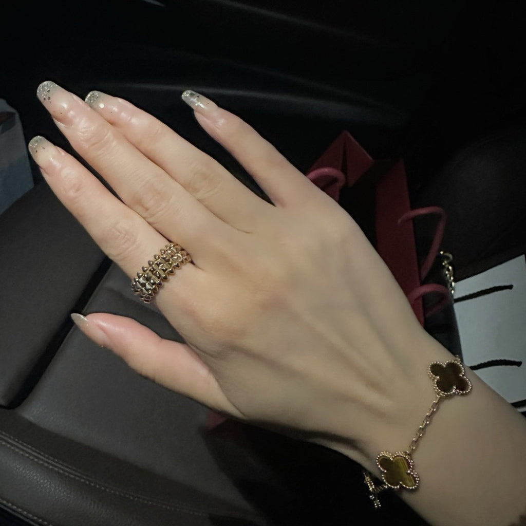 [Renovia Jewelry]CLASH 9.2MM DOUBLE ROW RING