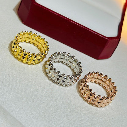 [Renovia Jewelry]CLASH 9.2MM DOUBLE ROW RING