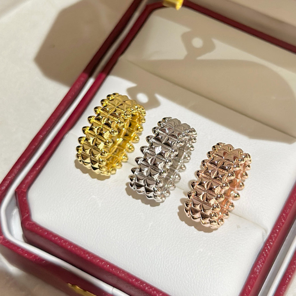 [Renovia Jewelry]CLASH 9.2MM DOUBLE ROW RING