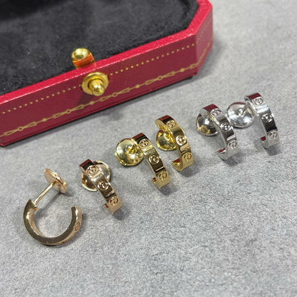 [Renovia Jewelry]LOVE EARRINGS 2.65 MM NO DIAMOND SMALL