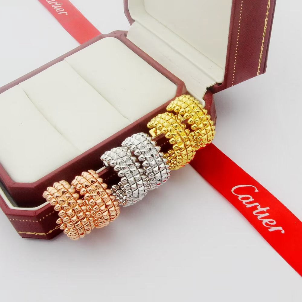 [Renovia Jewelry]CLASH 9.2MM DOUBLE ROW EARRINGS
