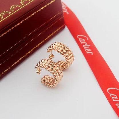 [Renovia Jewelry]CLASH 9.2MM DOUBLE ROW EARRINGS