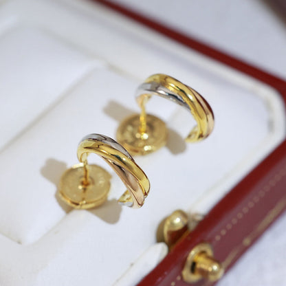 [Renovia Jewelry]TRINITY ON DIAMOND MINI EARRINGS