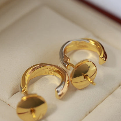 [Renovia Jewelry]TRINITY ON DIAMOND MINI EARRINGS