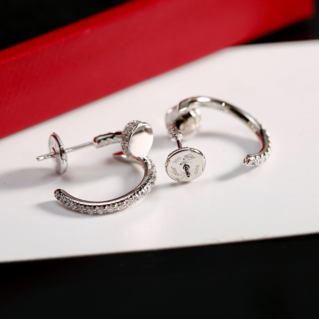 [Renovia Jewelry]JUSTE FULL DIAMOND SMALL EARRINGS