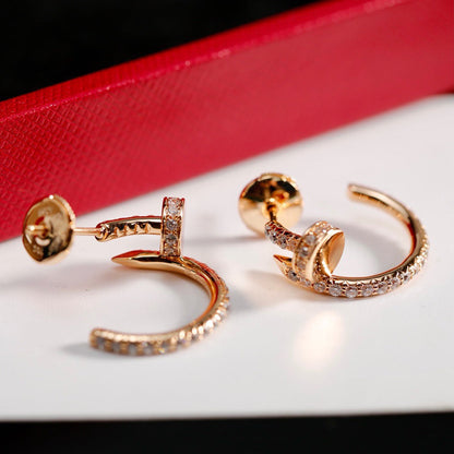 [Renovia Jewelry]JUSTE FULL DIAMOND SMALL EARRINGS
