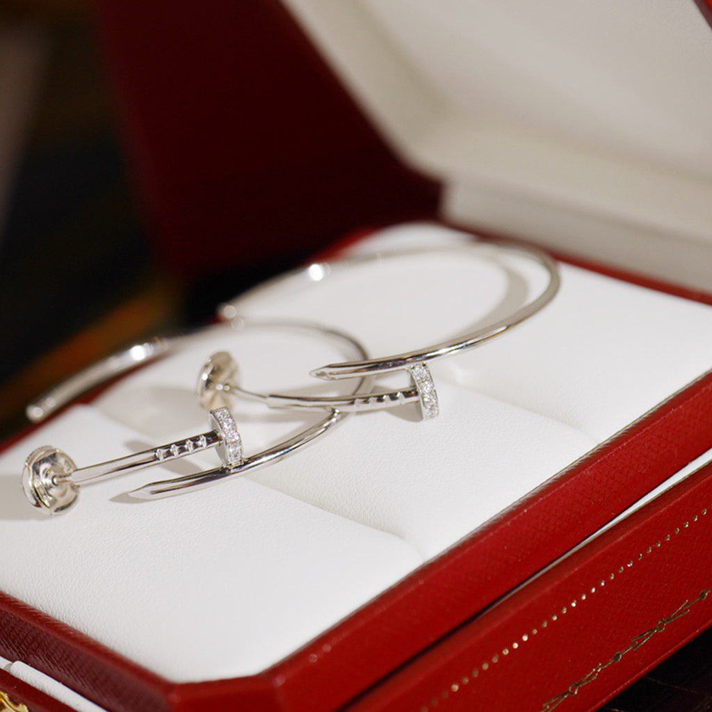 [Renovia Jewelry]JUSTE HALF DIAMOND LARGE EARRINGS