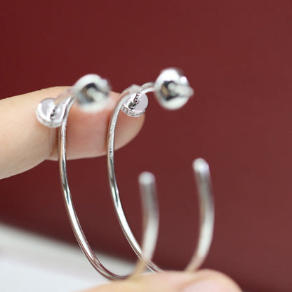 [Renovia Jewelry]JUSTE HALF DIAMOND LARGE EARRINGS