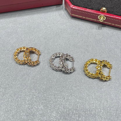 [Renovia Jewelry]CLASH MINI HOOP EARRINGS
