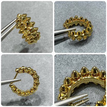 [Renovia Jewelry]CLASH MINI HOOP EARRINGS