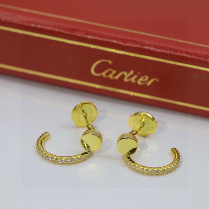 [Renovia Jewelry]JUSTE FULL DIAMOND DOUBLE EARRINGS