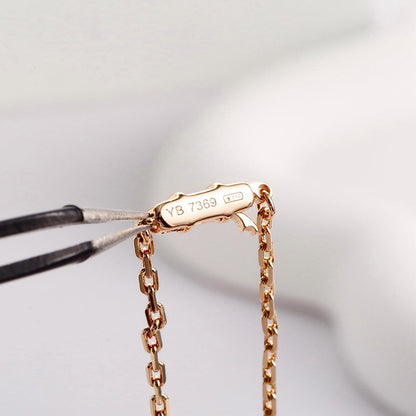 [Renovia Jewelry]LOVE NECKLACE 16MM  FULL DIAMOND